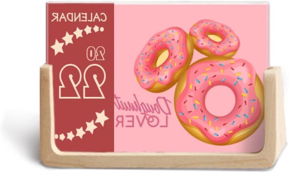 Bureau Kalender 2022 Planner met Houten Fotolijst, 10x15 cm