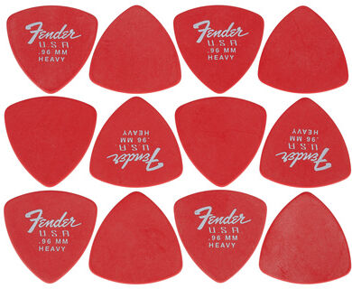 Fender 346 Dura-Tone Picks FRD Fiesta Red