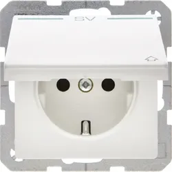 Berker Steckdose SCHUKO mit Klappdeckel Q.1 po 47516039