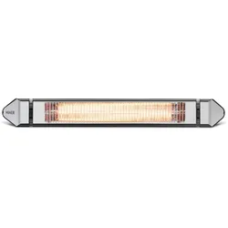 VASNER Teras 25 Basix Heizstrahler 1 Stufe 2500 Watt Schwarz für Gastro & Privat, IP65 Strahlwasserschutz