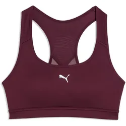 PUMA 4Keeps Run Mid Support Sport-BH Damen 24 - ruby noir XS