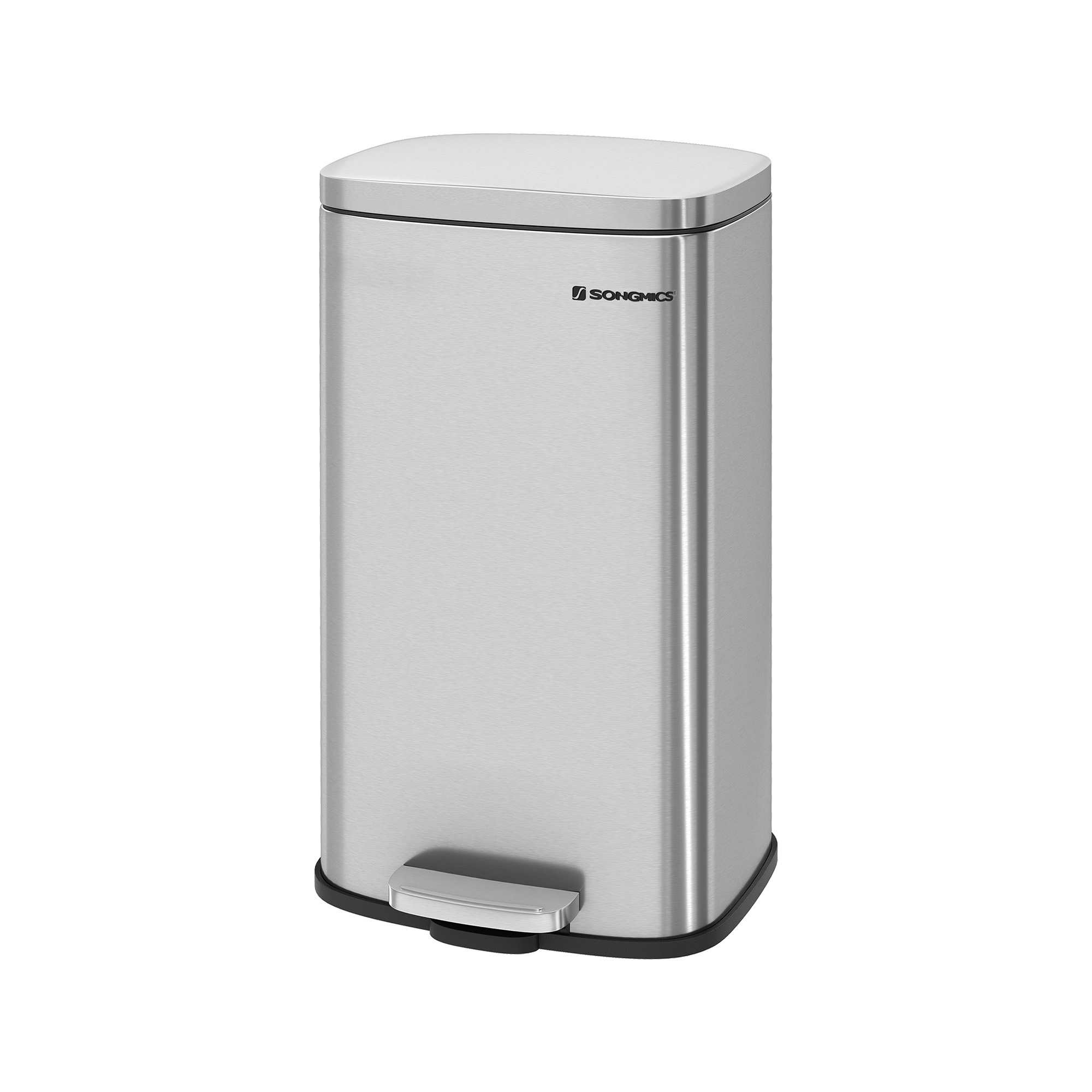 SONGMICS Mülleimer 30 L Edelstahl LTBB3503NL