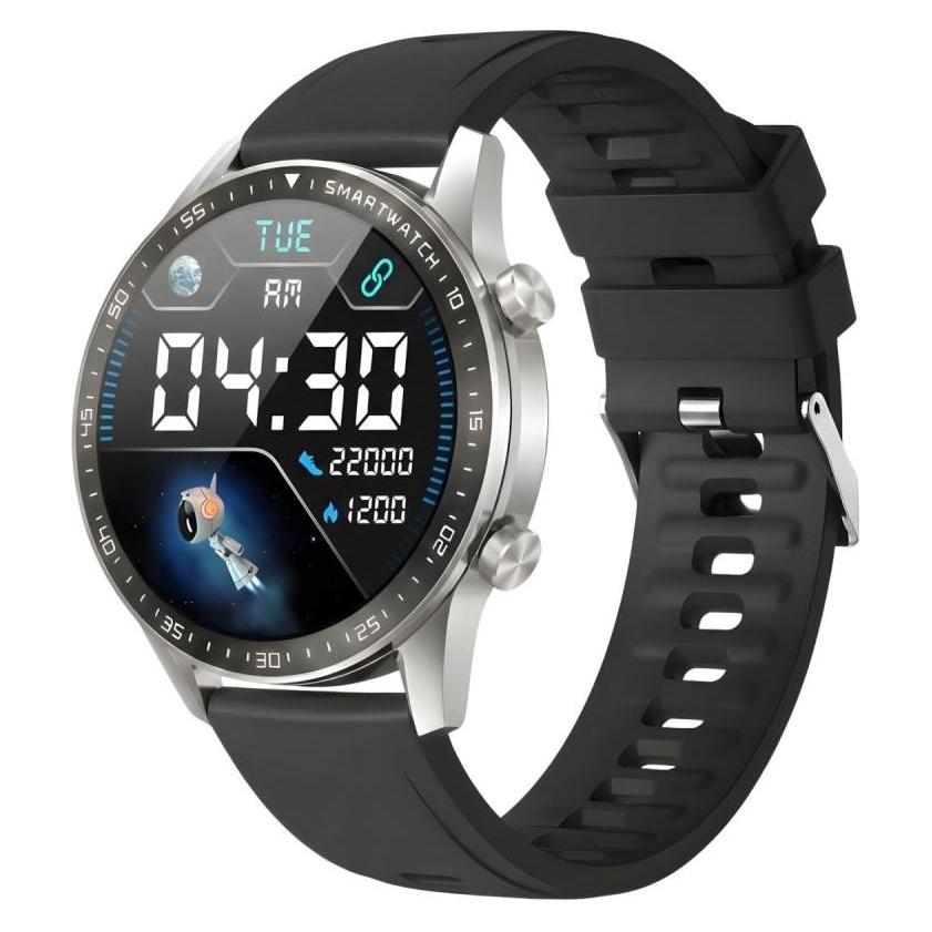 Gravity Smartwatch Srebrny Bransoleta + Pasek GT10-6 (46 mm, ohne SIM) (66546445)
