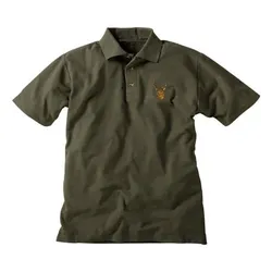 il Lago Basic Polo-Shirt "Rothirsch" Kinder (Oliv), 7-9