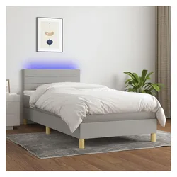 vidaXL, Boxspringbett, Gamisus (Horizontale Streifen) (100 x 200 cm)