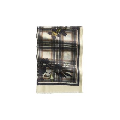 Schal MARC O'POLO "aus feiner Schurwolle", Damen, schwarz, Obermaterial: 100% Schurwolle, gemustert, Modetücher Schal