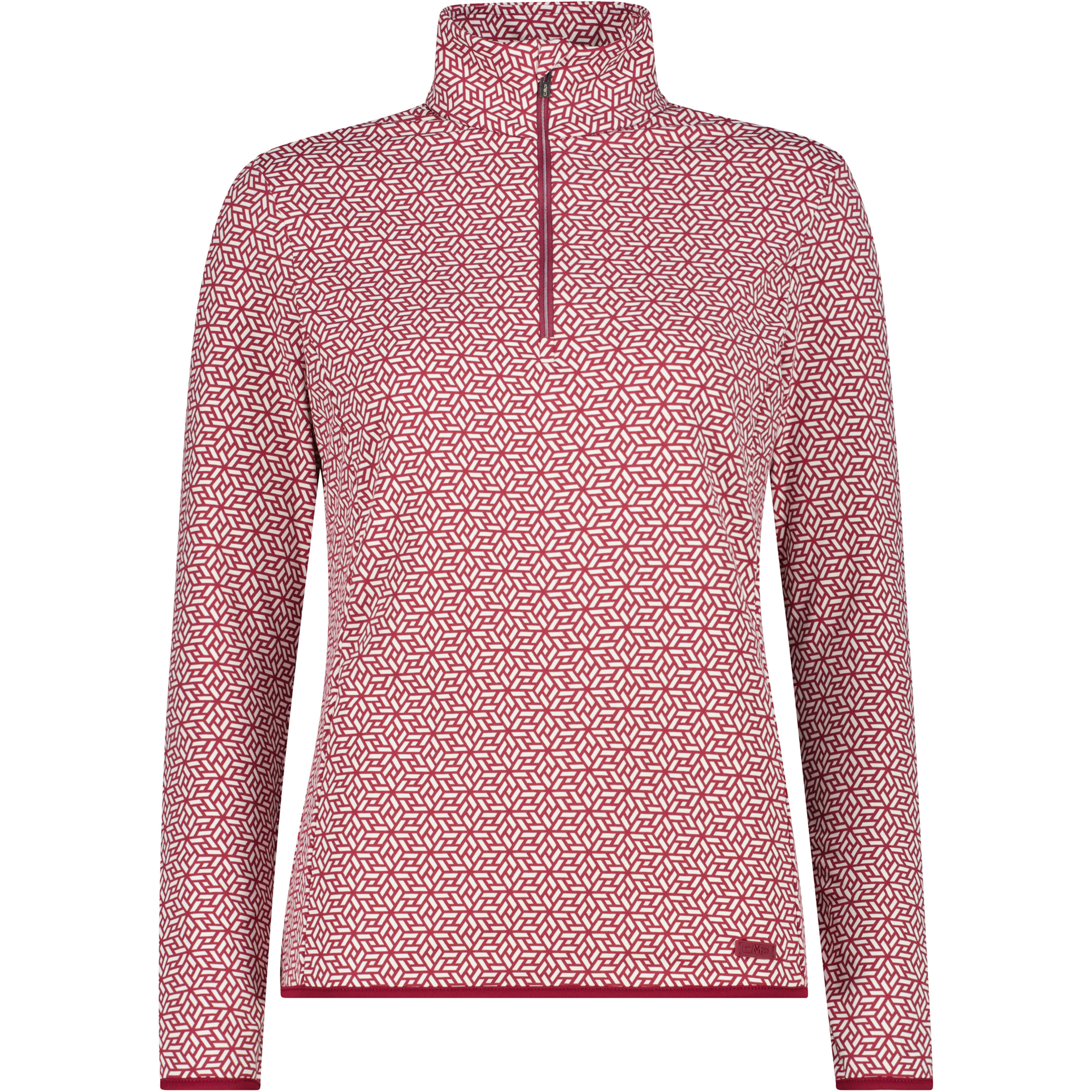 CMP Printed Damen Pullover rosa Größe M Skifahren Elastisch