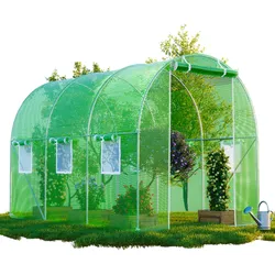 GARMIO® Foliengewächshaus CICATA, Tomatenzelt, winterfest, 3x2x2m, Frühbeet, Pflanzenhaus, Gemüse und Obst, Hochbeet