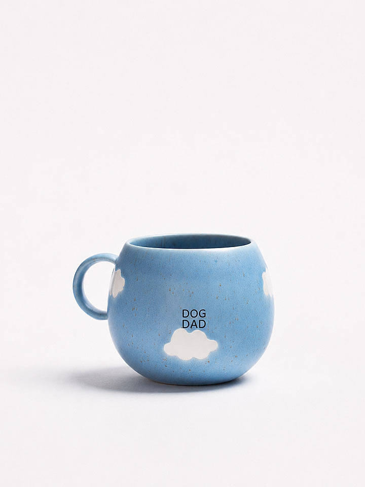 Egg Back Home Jumbotasse ''Cloud - Dog Dad'' in Hellblau - 500 ml - onesize