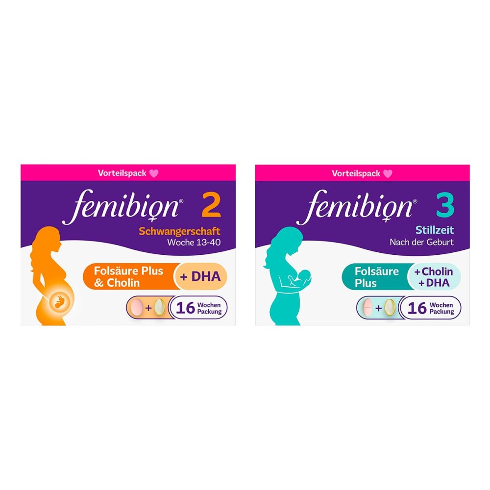 WICK Pharma - Zweigniederlassung der Procter & Gam Femibion 2 Schwangerschaft + Femibion 3 Stillzeit 08102454