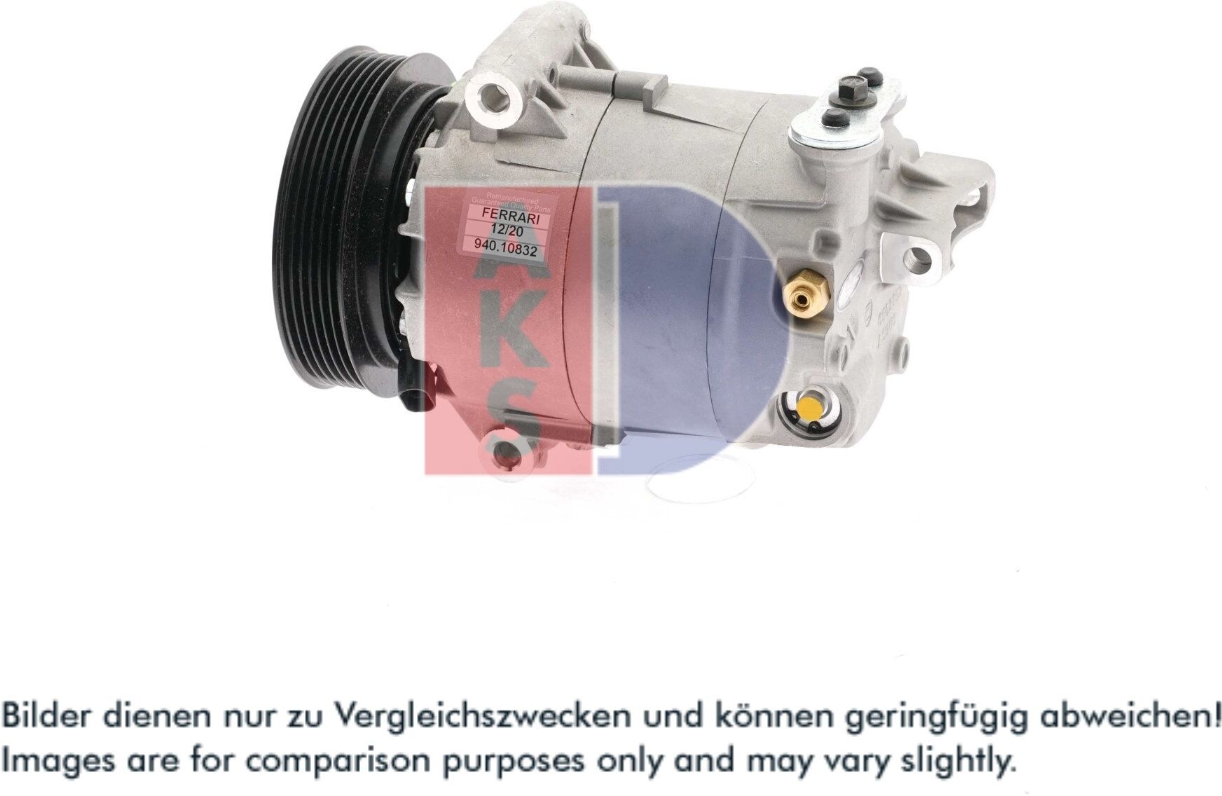 Aks Dasis Kompressor, Klimaanlage 850058n Für Ferrari