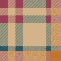 Duni Tissue-Serviette 33 x 33 cm Glowy Tartan 3-lagig, 500 Stk/Krt (10 x 50 Stk)