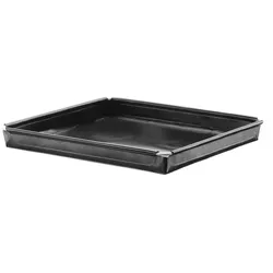 Hendi Hochgeschwindigkeits-Backblech,Antihaftbeschichtung,verstärkt,Schwarz,290x290x(H)20mm,Quadratisch