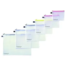 Foldersys Reißverschlussbeutel B4 quer transparent, 41.5x32 cm