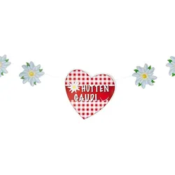 Papstar 10 X Motiv-Girlande 1,6 m "Hüttengaudi"