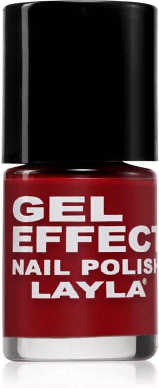 Layla Cosmetics Gel Effect gel nail polish shade N.06 Power Red 10 ml