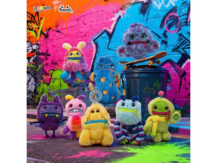 Nom Bad Mood - Peluche sonore à suspendre - Boîte mystère