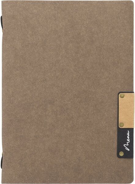 Securit Nature Menukort   A5   Brun   Logo