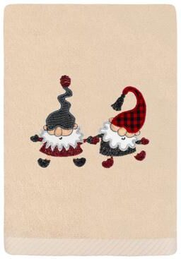 Authentic Hotel and Spa Christmas Gnomes Hand Towel