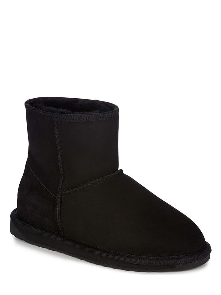 EMU Leder-Winterboots "Stinger Mini" in Schwarz - 40