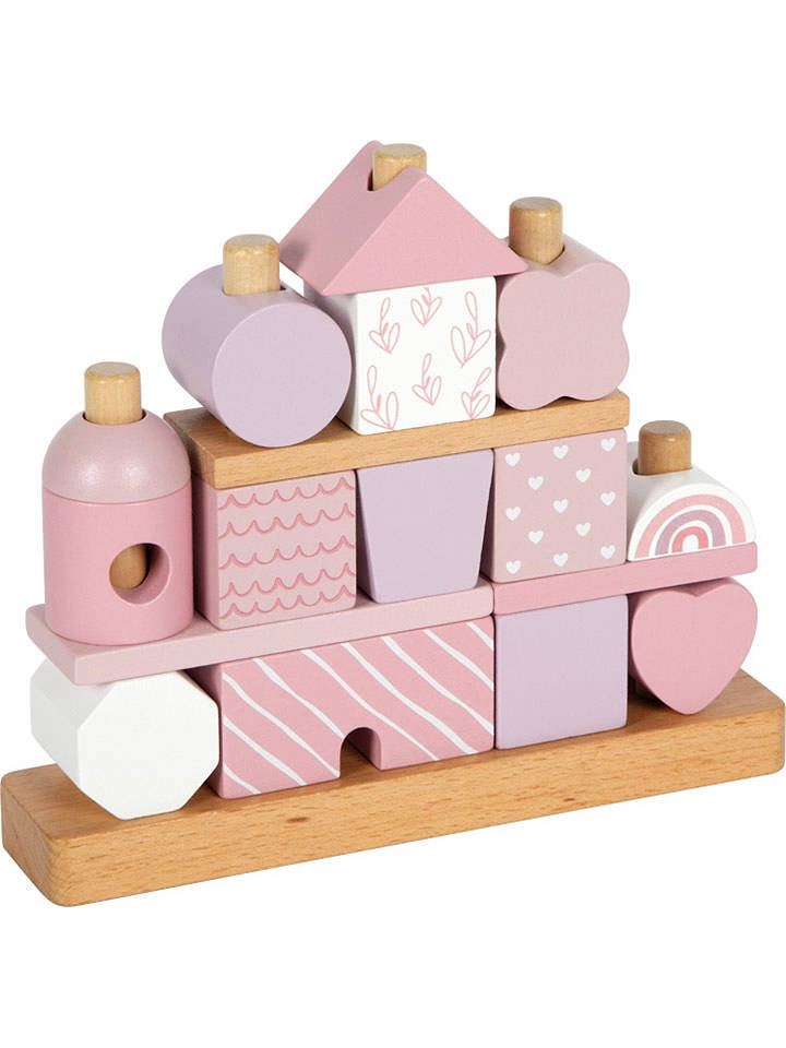 small foot Stapelhaus in Rosa - ab 12 Monaten - onesize