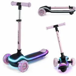 Kinderkraft LED-Dreiradscooter Raket, Kinderkraft: Blue