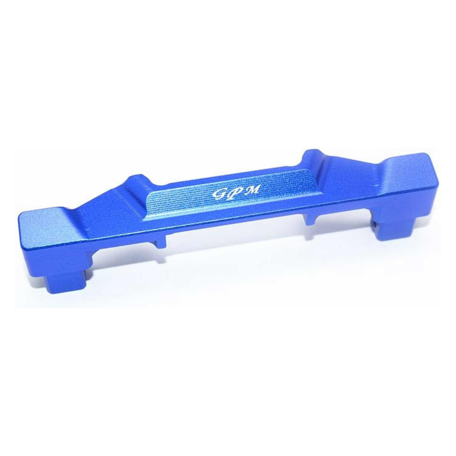 GPM aluminium karosseriebefestigungshalter vorn blau trx 1/10 e-revo (GPMER2201FB)