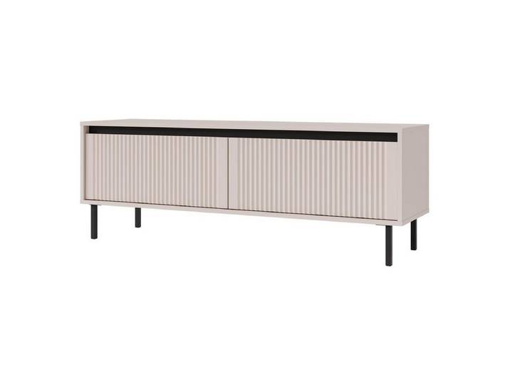 Compleo TV-Schrank mit zwei Türen, Lowboard klein 140 cm breit CIAO ideal für ein kleines Zimmer