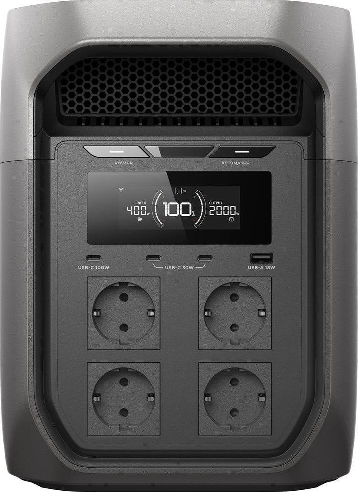 EcoFlow DELTA 3 Max Draagbare powerstation 2048 Wh