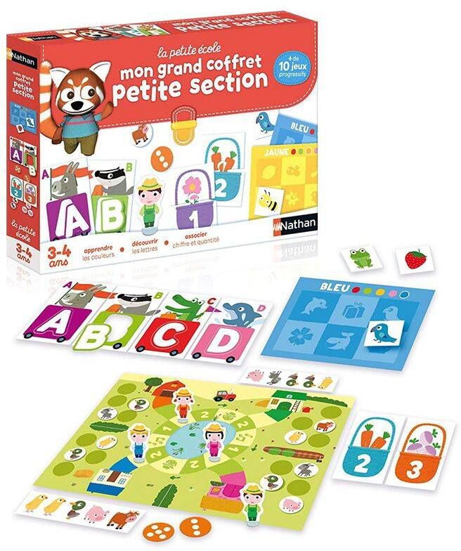 La petite école Mon grand coffret Petite section - Nathan
