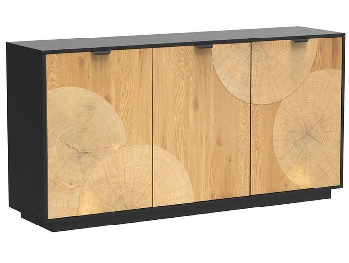Sideboard SEQUOIA 3 Türen 40x160x81cm eiche