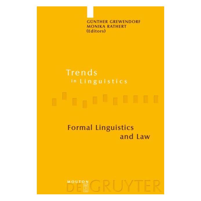 De Gruyter Formal Linguistics and Law (Englisch, Hardcover) (67766341)