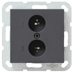 Gira Stereo-Steckdose anth 040228
