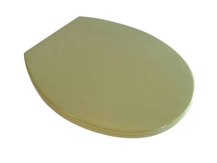 WC-Sitz ADOB Riva , grün (khaki), B:38,5cm L:45cm, Duroplast, WC-Sitze, WC-Sitz