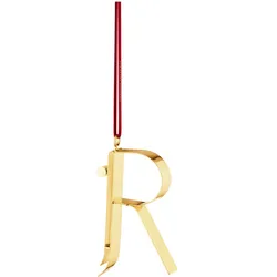 Georg Jensen, Christbaumschmuck, Weihnachtsbuchstaben Anhänger R Karat