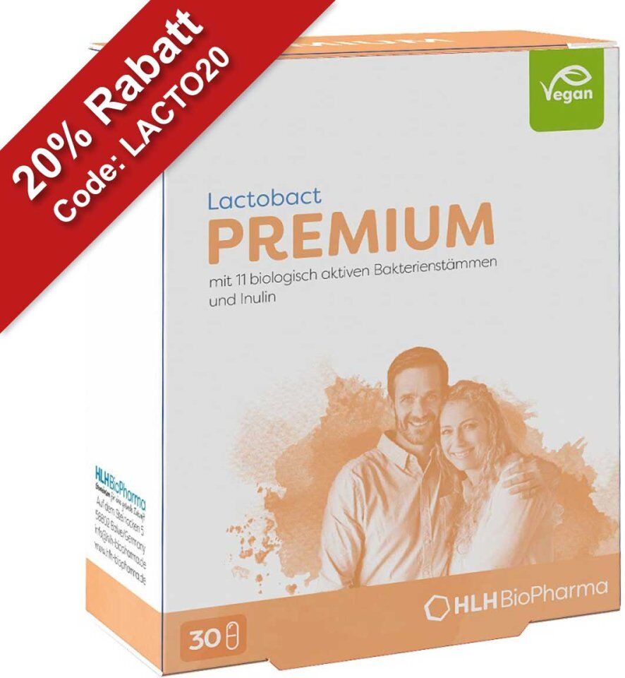 Lactobact PREMIUM Darm-Probiotikum mit Inulin Kapseln