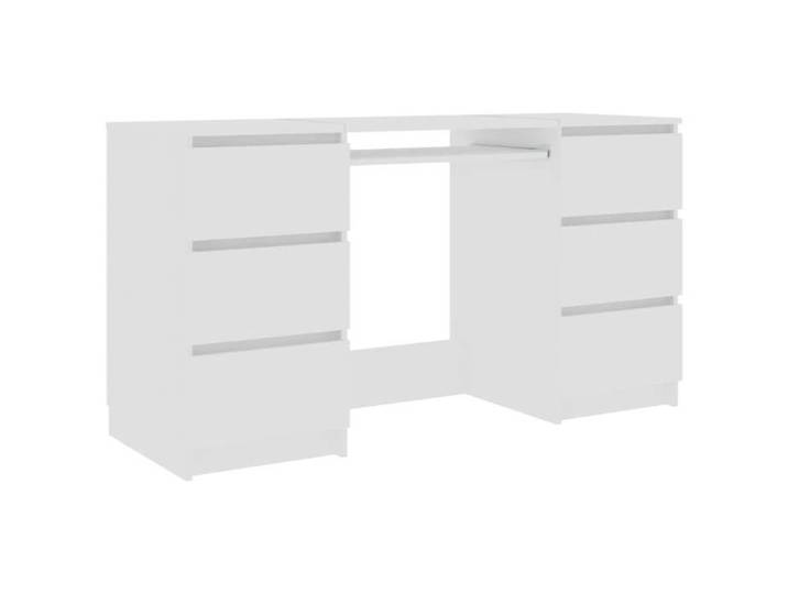 Bureau - CLOUD - Blanc - 140x50x77 cm - bois d'ingénierie LL81618