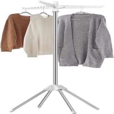 No Clothes Drying Rack, 59-Inch Folding Laundry Drying Rack