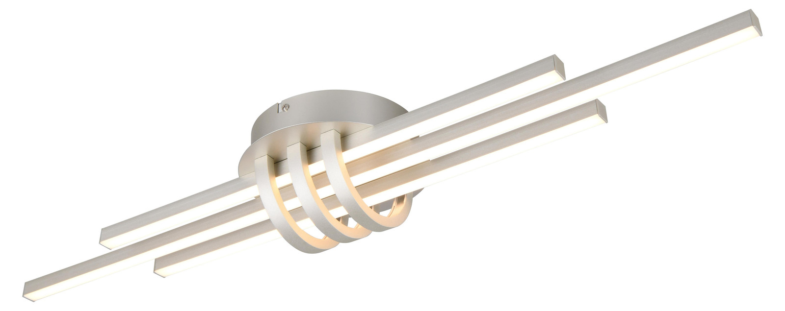 Trio Plafondlamp Cinto design nikkel