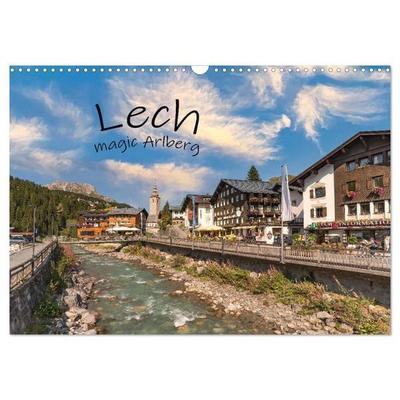 Lech - magic Arlberg (Wandkalender 2027 DIN A3 quer), CALVENDO Monatskalender