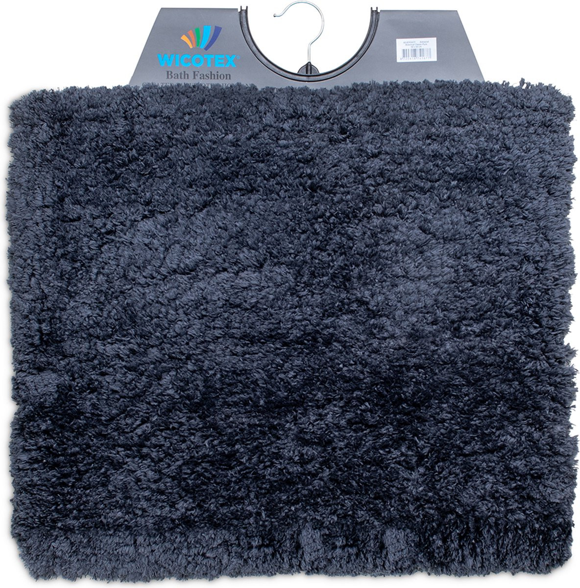 Wicotex Bidetmat Classic Pure Antraciet - Badmat met antislip onderkant - 50 x 60 cm