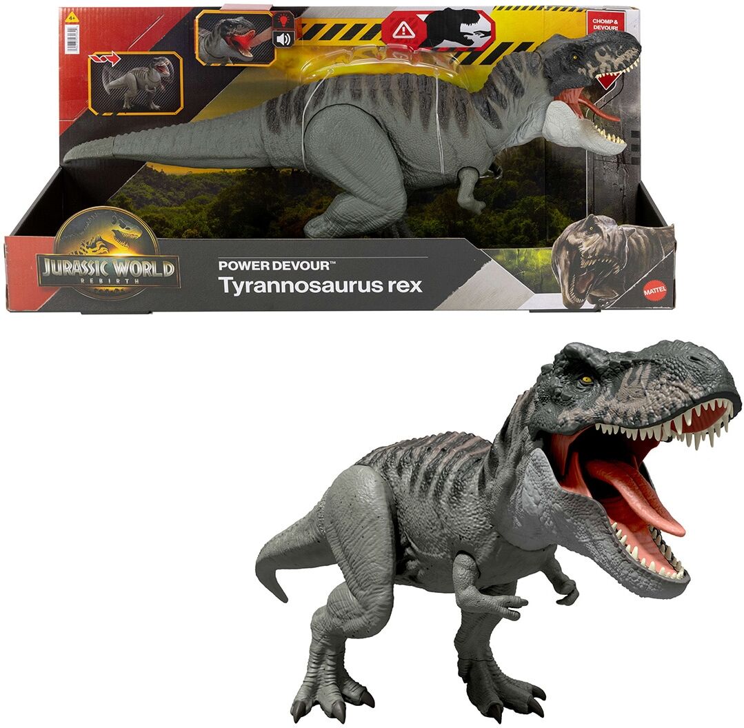 Mattel Dinosaurio de juguete T-Rex Jurassic World .