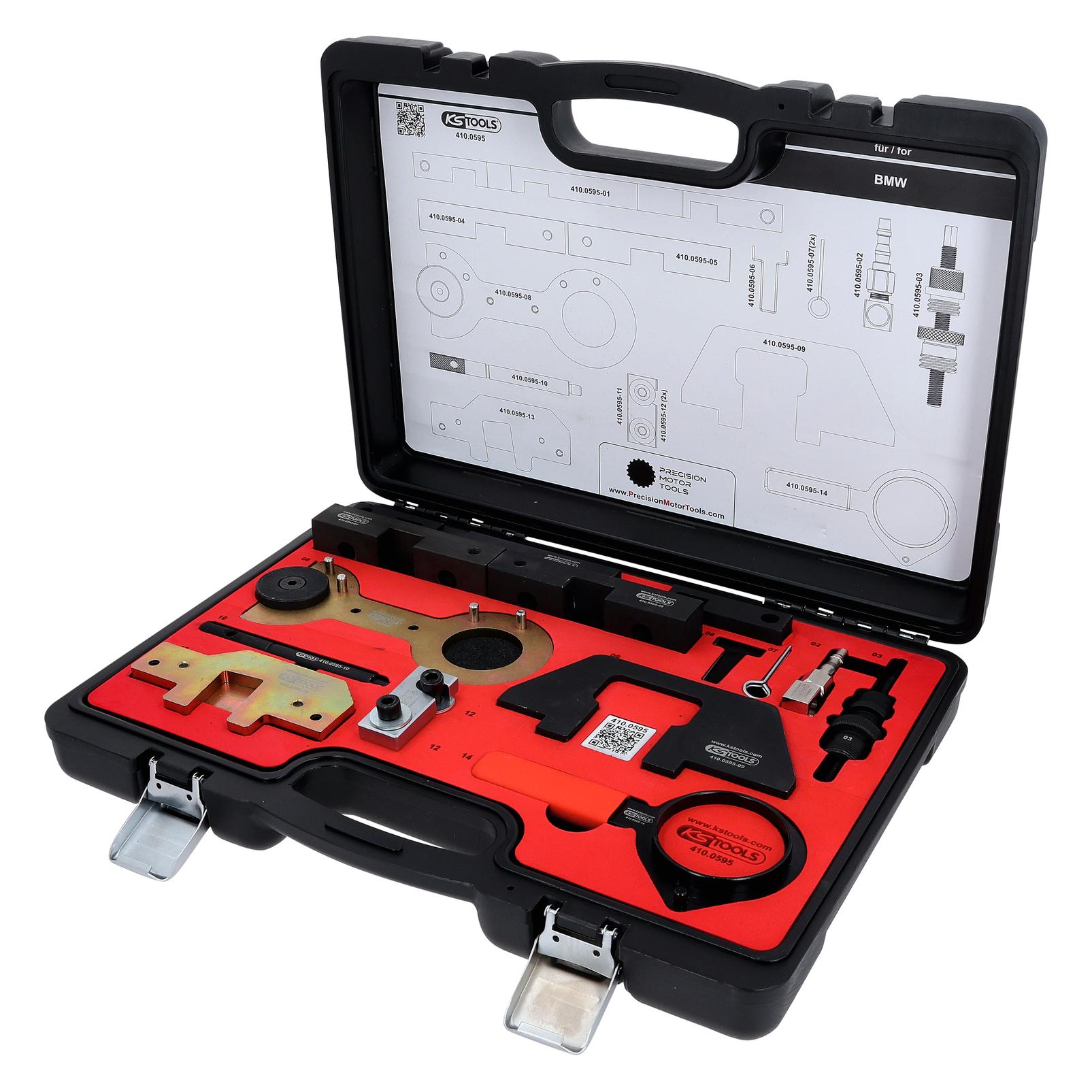 KS Tools Motoreinstellwerkzeug-Satz für BMW, 16-tlg (410.0595)