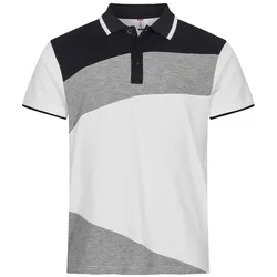 CLIQUE Conrad Poloshirt 00 - weiß/graumeliert XS
