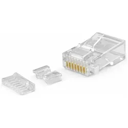 Dsit CAT6a Stecker RJ45 mit Hilffstück (UTP, CAT6a), Netzwerkkabel