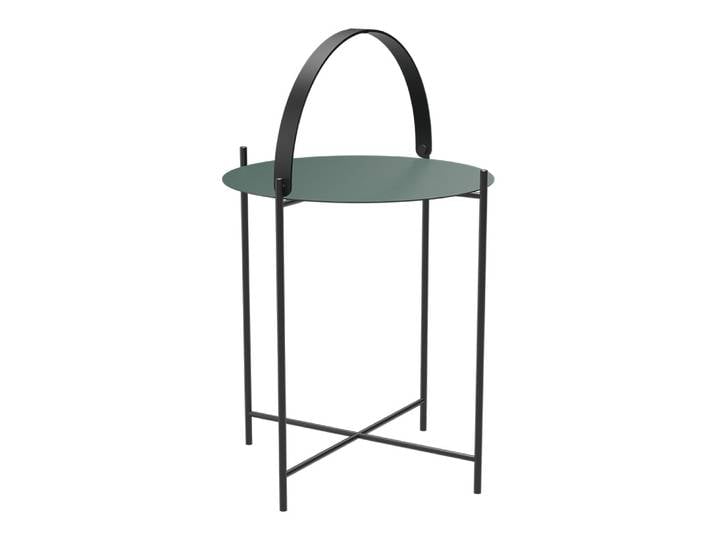 Houe EDGE Beistelltisch Ø46,5 cm - Pine greencm -black