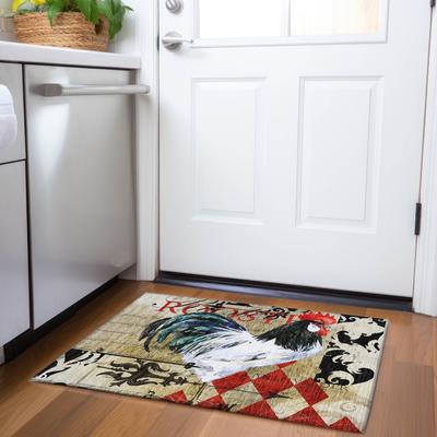 Addison Rugs Premium Washable Super Soft Farmhouse Rooster Mayfield Rug