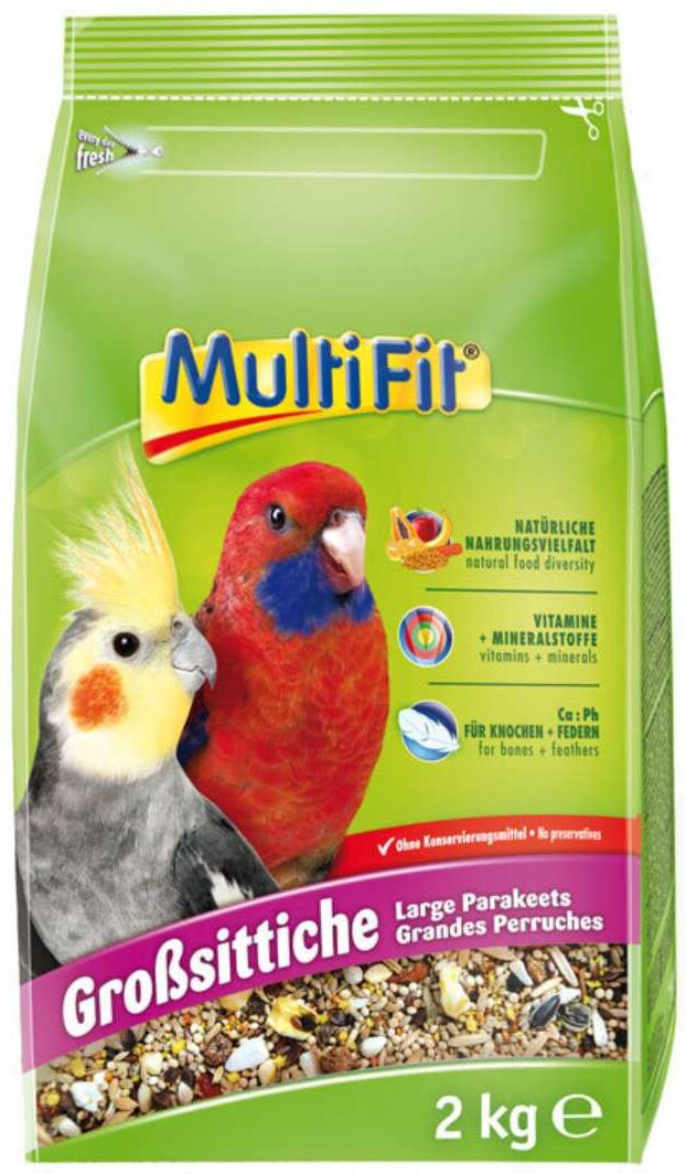 MultiFit Mangime per Pappagalli Grandi 2KG