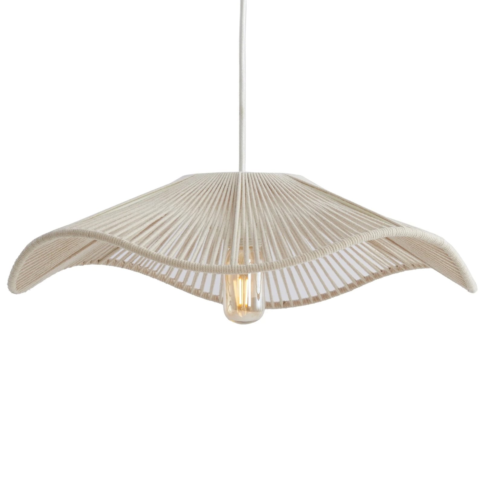 Light & Living Hanglamp Rafa Beige Crème Ø50 x 12 cm