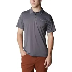COLUMBIA Herren Polo Columbia Hike Polo, Größe M in Grau Grau